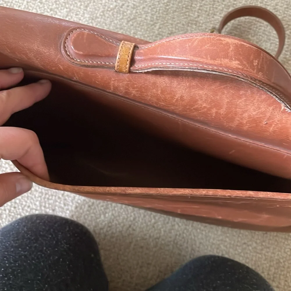 Coach Stewardess Style Leather briefcase - chestnut brown - Picture 7 of 11